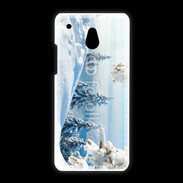 Coque HTC One Mini Paysage hiver 