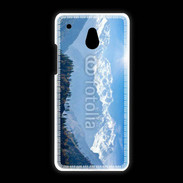 Coque HTC One Mini Montagne enneigée