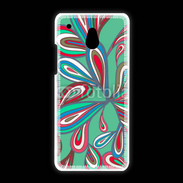 Coque HTC One Mini Fond Hippie en vert 