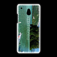 Coque HTC One Mini Barques sur le lac d'Annecy