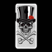 Coque HTC One Mini Tête de Mort avec classe
