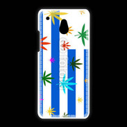 Coque HTC One Mini Drapeau Uruguay cannabis