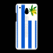 Coque HTC One Mini Drapeau Uruguay cannabis 2
