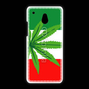 Coque HTC One Mini Drapeau italien cannabis