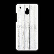 Coque HTC One Mini Aspect bois blanc vieilli