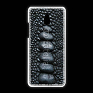 Coque HTC One Mini Effet crocodile noir