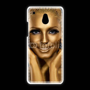 Coque HTC One Mini Femme couleur or