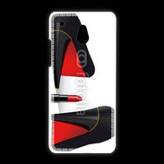 Coque HTC One Mini Escarpins et tube de rouge à lèvres
