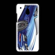 Coque HTC One Mini Mustang bleue
