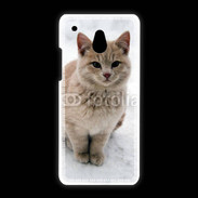 Coque HTC One Mini Chat dans la neige