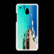 Coque HTC One Mini Bungalow sur mer tropicale