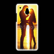 Coque HTC One Mini Couple sur la plage