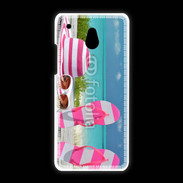 Coque HTC One Mini La vie en rose à la plage