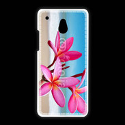Coque HTC One Mini Fleurs à la plage