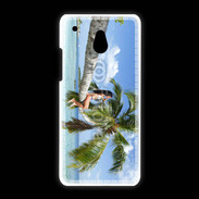 Coque HTC One Mini Palmier et charme sur la plage