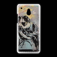 Coque HTC One Mini Kiss graffiti
