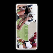 Coque HTC One Mini Face à face football américain