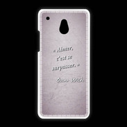 Coque HTC One Mini Aimer Rose Citation Oscar Wilde