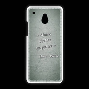 Coque HTC One Mini Aimer Vert Citation Oscar Wilde