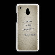 Coque HTC One Mini Aimer Sepia Citation Oscar Wilde