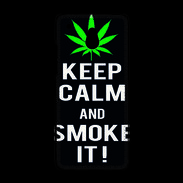 Coque HTC One Mini Keep Calm Smoke Noir