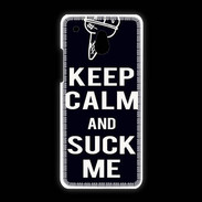 Coque HTC One Mini Keep Calm Suck me Noir