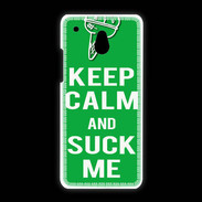 Coque HTC One Mini Keep Calm Suck me Vert