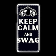 Coque HTC One Mini Keep Calm Swag Noir
