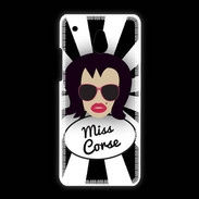 Coque HTC One Mini Miss Corse Brune