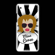 Coque HTC One Mini Miss Corse Rousse