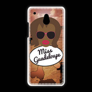 Coque HTC One Mini Miss Guadeloupe Black