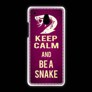 Coque HTC One Mini Keep Calm and Be a Snake Rose