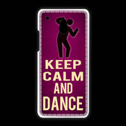 Coque HTC One Mini Keep Calm and Dance Rose