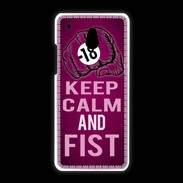 Coque HTC One Mini Keep Calm and Fist Rose