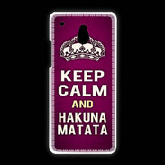 Coque HTC One Mini Keep Calm and Hakuna Matata rose