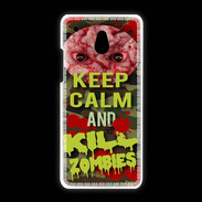 Coque HTC One Mini Keep Calm and Kill Zombies camouflage