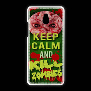 Coque HTC One Mini Keep Calm and Kill Zombies Vert