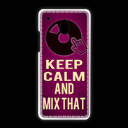 Coque HTC One Mini Keep Calm and Mix That Rose