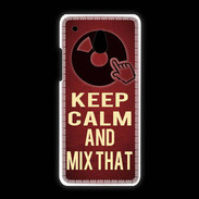 Coque HTC One Mini Keep Calm and Mix That Rouge