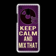 Coque HTC One Mini Keep Calm and Mix That Violet