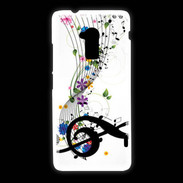 Coque HTC One Max Farandole de notes de musique 1