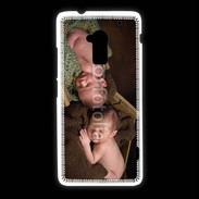 Coque HTC One Max Jumeaux dormant dans des caisses