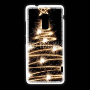 Coque HTC One Max Sapin de noël feu d'artifice