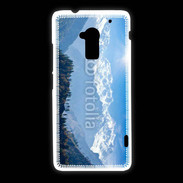 Coque HTC One Max Montagne enneigée