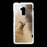 Coque HTC One Max Renard paysage hiver