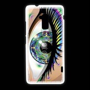 Coque HTC One Max Œil hippie