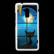 Coque HTC One Max Chat noir