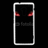 Coque HTC One Max Yeux rouges fond noir