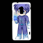 Coque HTC One Max Chibi style illustration of a superhero