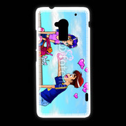 Coque HTC One Max Garçon romantique